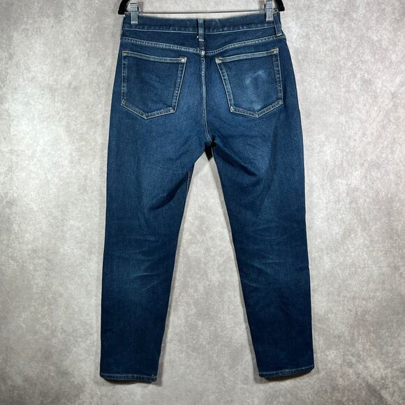 Everlane Uniform The Athletic Jeans Mens Size 31X30 Blue Dark Wash Denim Tapered - Picture 5 of 9